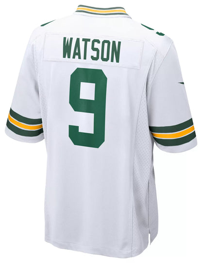Nike Men's Green Bay Packers Christian Watson #9 White Game Jersey