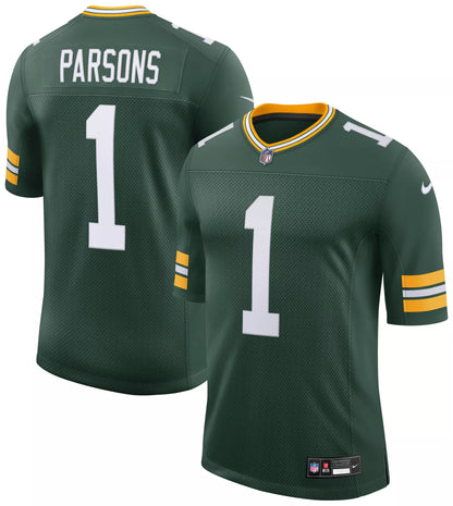 Nike Men's Green Bay Packers Green Micah Parsons #1 Home Limited Jersey