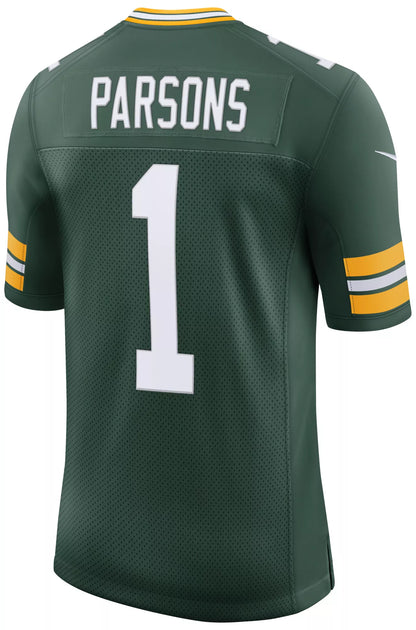 Nike Men's Green Bay Packers Green Micah Parsons #1 Home Limited Jersey