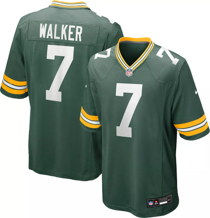 Nike Men's Green Bay Packers JaQuavian Walker #7 Green Game Jersey