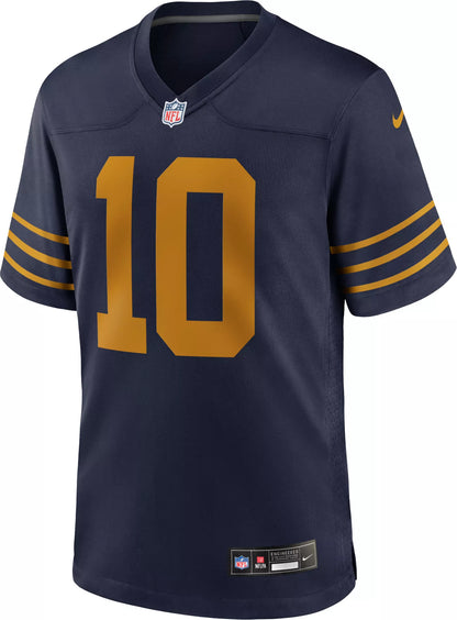 Nike Men's Green Bay Packers Jordan Love #10 Alternate Navy Game Jersey