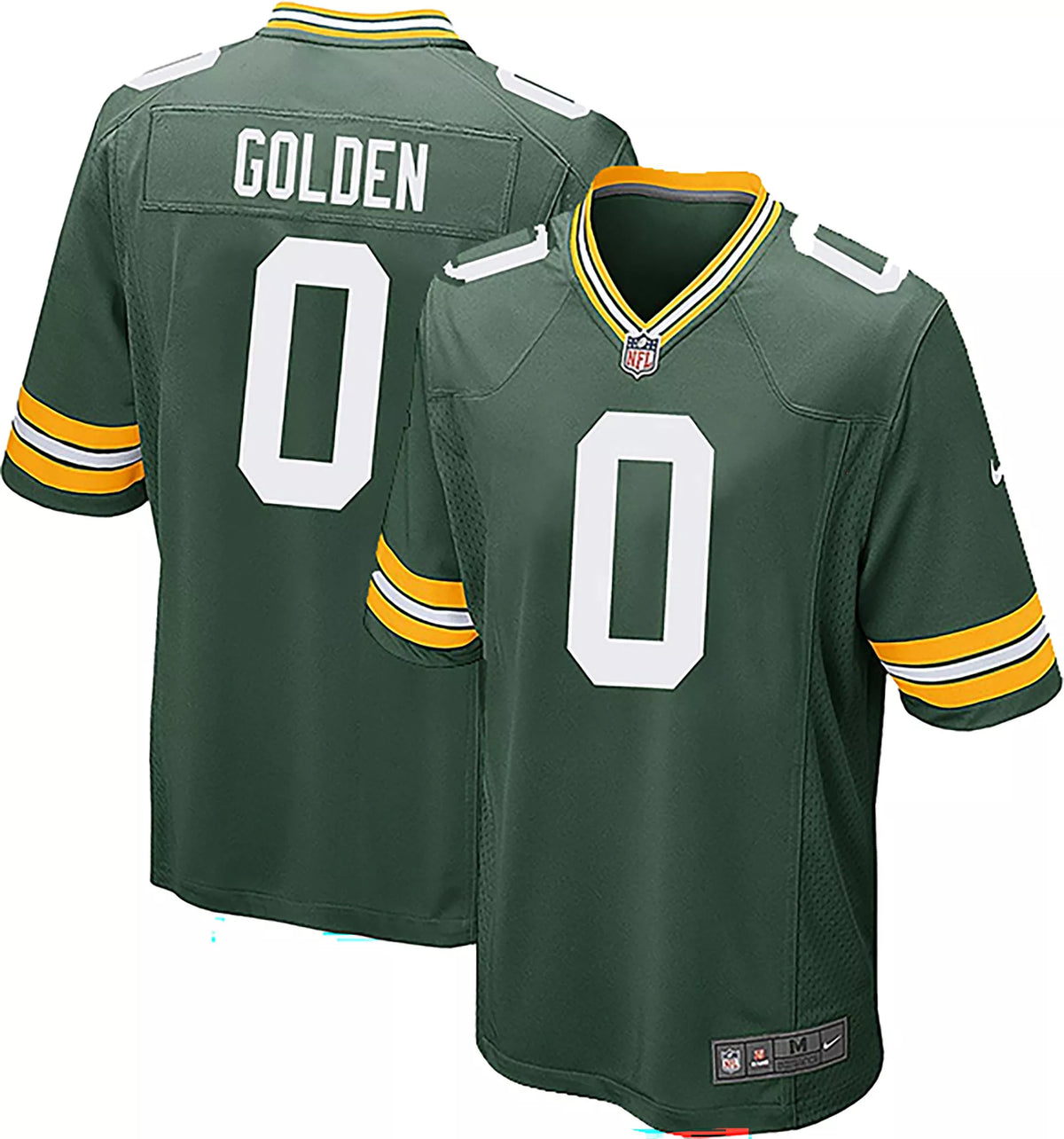 Nike Men's Green Bay Packers Matthew Golden #0 Green Game Jersey