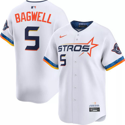 Nike Men's Houston Astros Jeff Bagwell #5 City Connect Limited Vapor Jersey