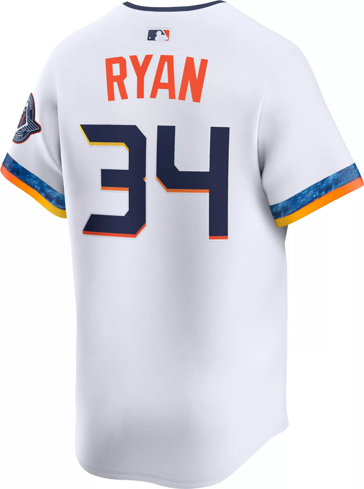 Nike Men's Houston Astros Nolan Ryan #34 City Connect Limited Vapor Jersey