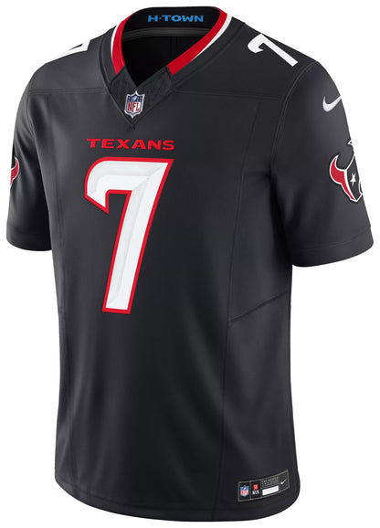 Nike Men's Houston Texans C.J. Stroud #7 Navy Blue Vapor Limited Jersey