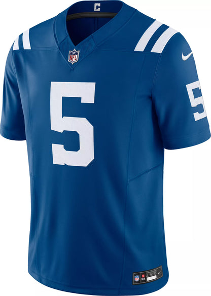 Nike Men's Indianapolis Colts Anthony Richardson #5 Vapor F.U.S.E. Blue Limited Jersey