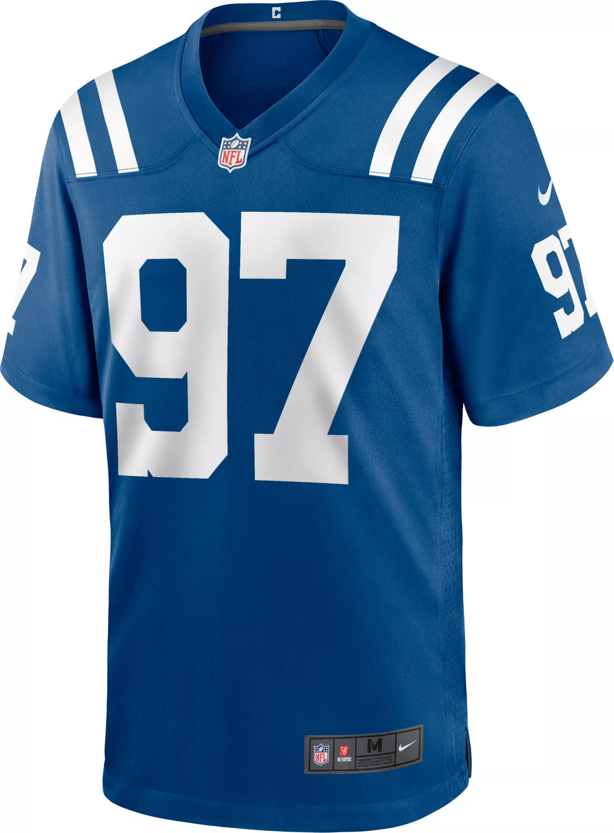 Nike Men's Indianapolis Colts Laiatu Latu #97 Blue Game Jersey