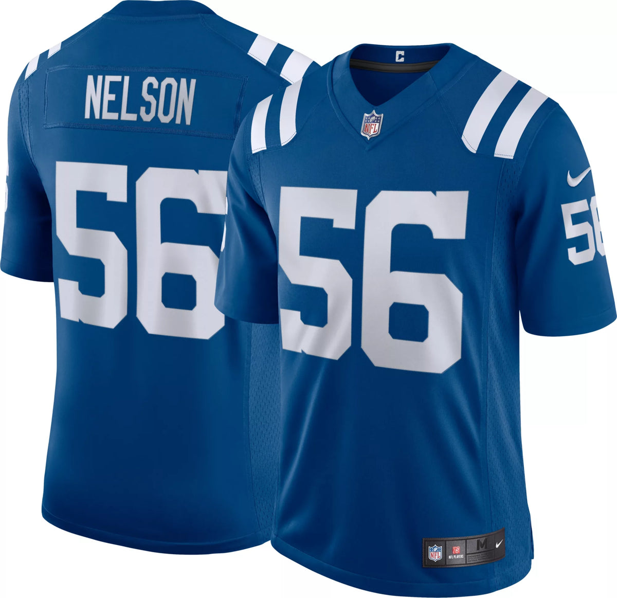 Nike Men's Indianapolis Colts Quenton Nelson #56 Vapor Blue Limited Jersey