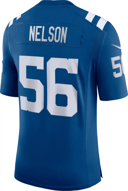 Nike Men's Indianapolis Colts Quenton Nelson #56 Vapor Blue Limited Jersey