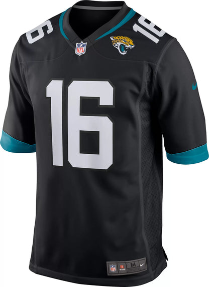 Nike Men's Jacksonville Jaguars Trevor Lawrence #16 Black Game Jersey