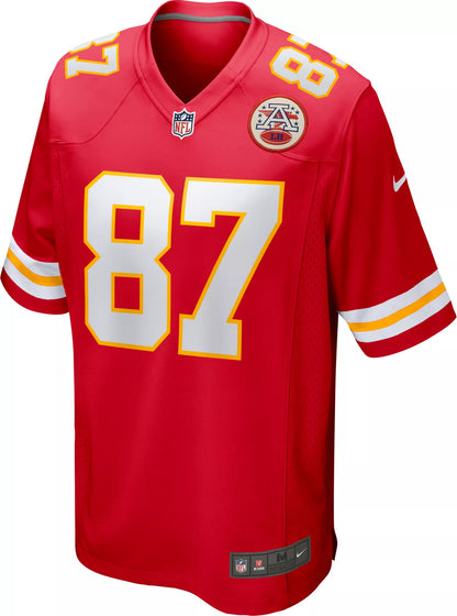 Nike Men's Kansas City Chiefs Travis Kelce #87 Red Game Jersey