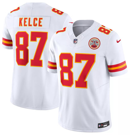 Nike Men's Kansas City Chiefs Travis Kelce #87 Vapor F.U.S.E. White Limited Jersey