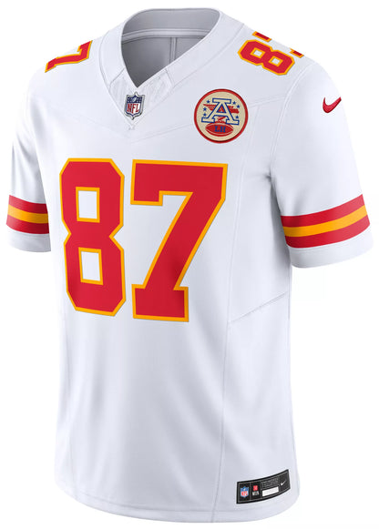 Nike Men's Kansas City Chiefs Travis Kelce #87 Vapor F.U.S.E. White Limited Jersey