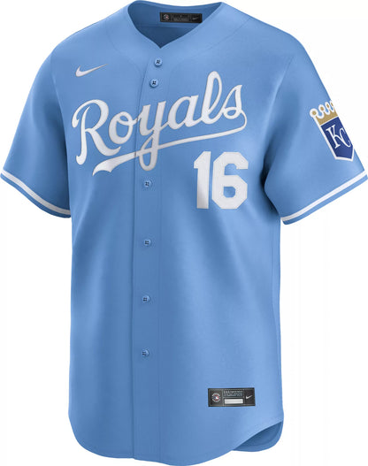 Nike Men's Kansas City Royals Blue Bo Jackson #16 Limited Jersey