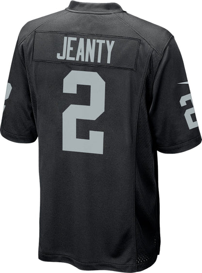 Nike Men's Las Vegas Raiders Ashton Jeanty #2 Black Game Jersey