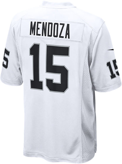 Nike Men's Las Vegas Raiders Fernando Mendoza #15 White Away Game Jersey