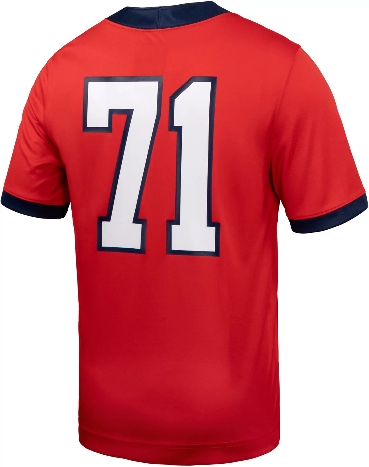 Nike Men's Liberty Flames #71 Red Replica Alternate Football Jersey