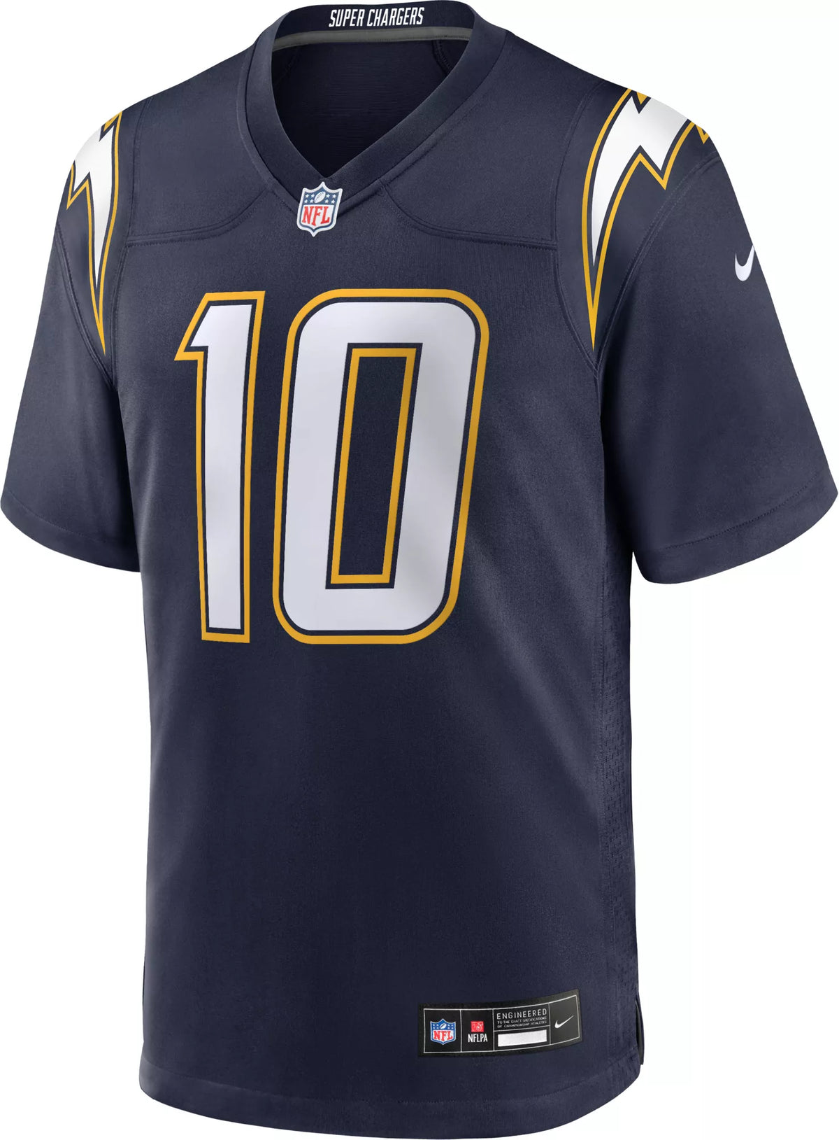 Nike Men's Los Angeles Chargers Justin Herbert #10 2nd Alternate Navy Game Jersey