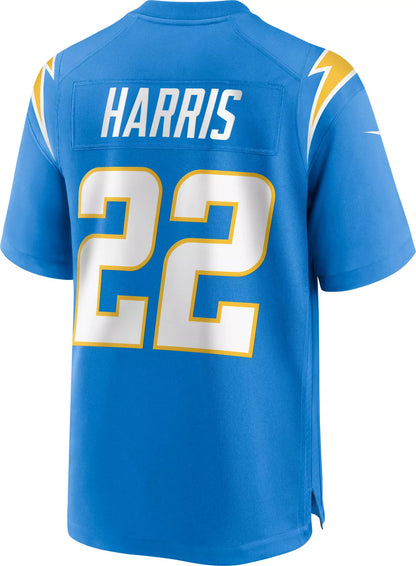 Nike Men's Los Angeles Chargers Najee Harris Blue Game Jersey