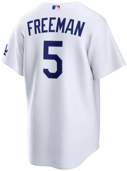 Nike Men's Los Angeles Dodgers Freddie Freeman #5 White Home Stadium Jersey