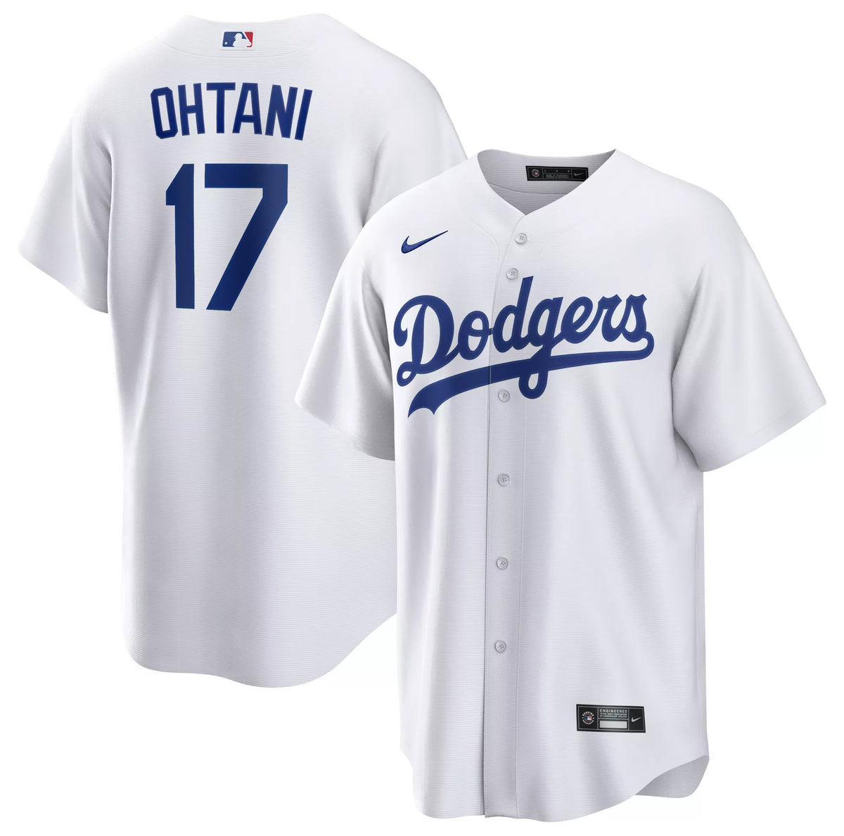Nike Men's Los Angeles Dodgers White Shohei Ohtani #17 Home Replica Jersey