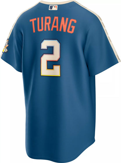 Nike Men's Milwaukee Brewers Brice Turang #2 2026 City Connect Stadium Jersey