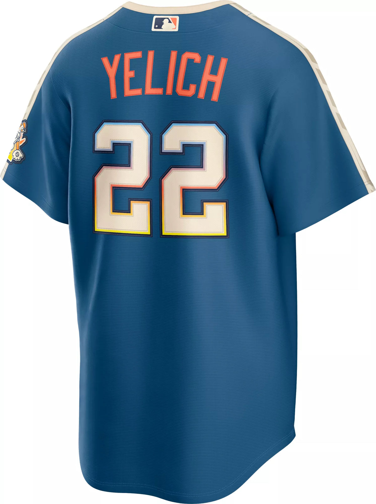 Nike Men's Milwaukee Brewers Christian Yelich #22 2026 City Connect Stadium Jersey