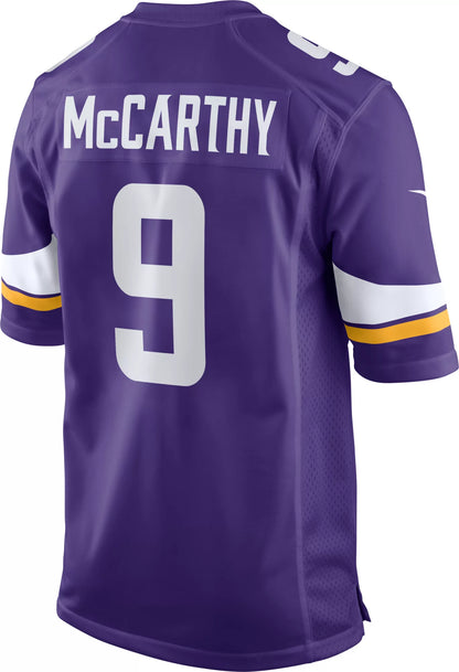 Nike Men's Minnesota Vikings J.J. McCarthy #9 Purple Game Jersey