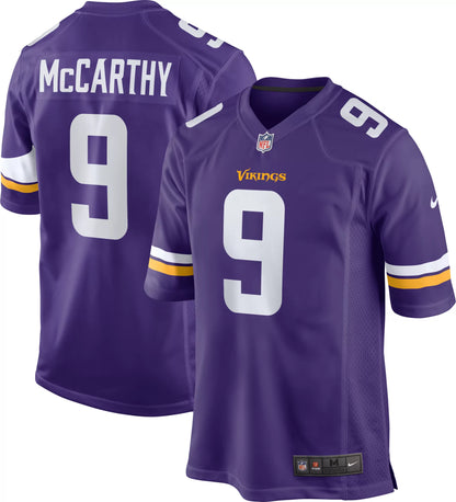 Nike Men's Minnesota Vikings J.J. McCarthy #9 Purple Game Jersey