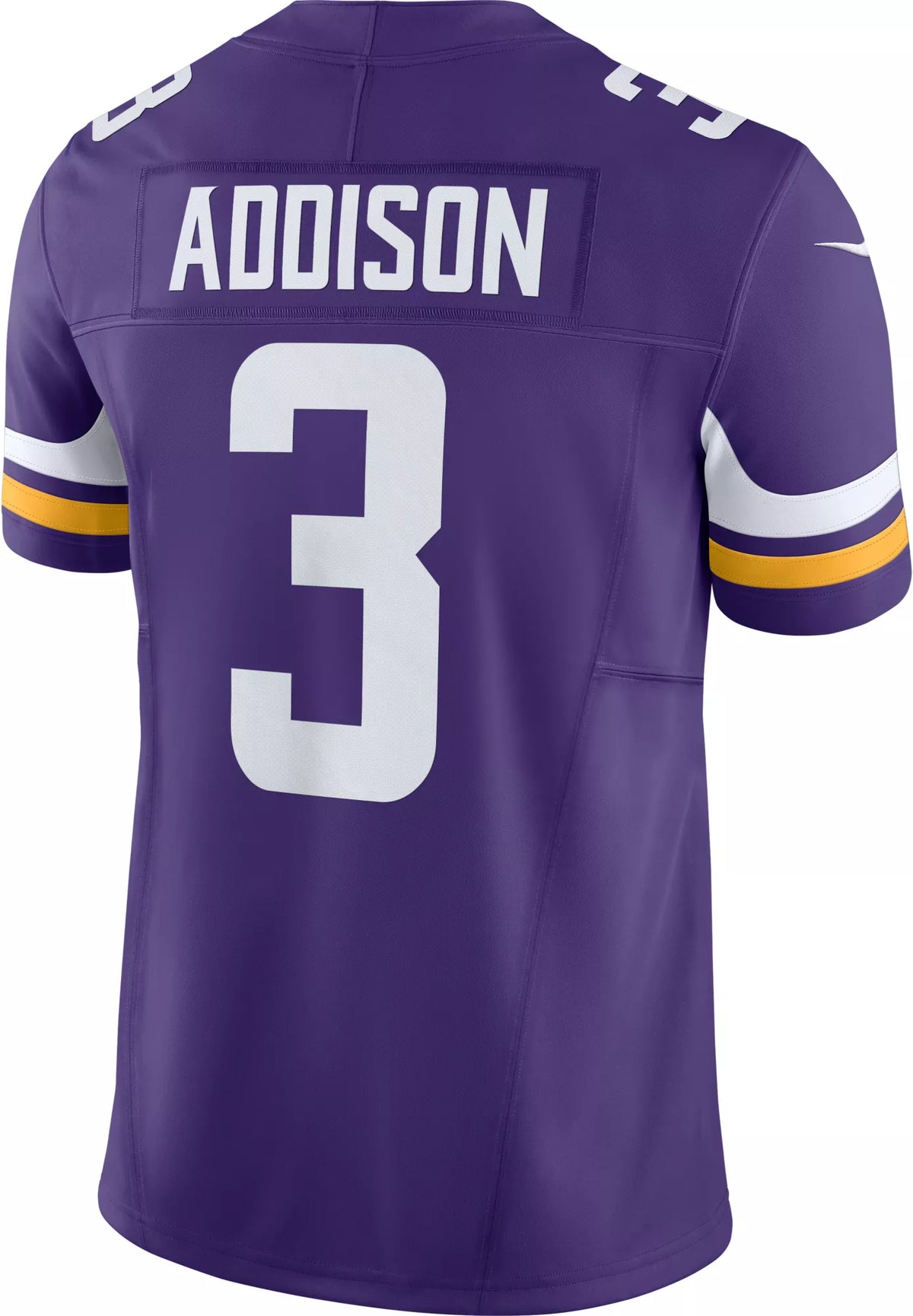 Nike Men's Minnesota Vikings Jordan Addison #3 Vapor F.U.S.E. Purple Limited Jersey