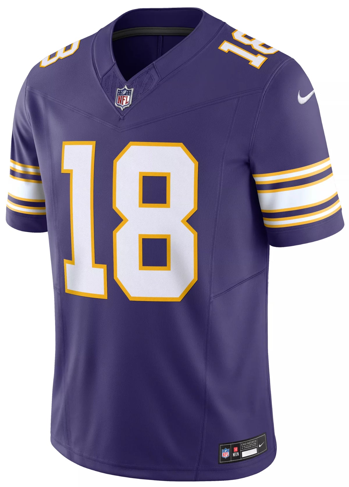 Nike Men's Minnesota Vikings Justin Jefferson #18 Vapor F.U.S.E. New Orchid 2nd Alternate Limited Jersey