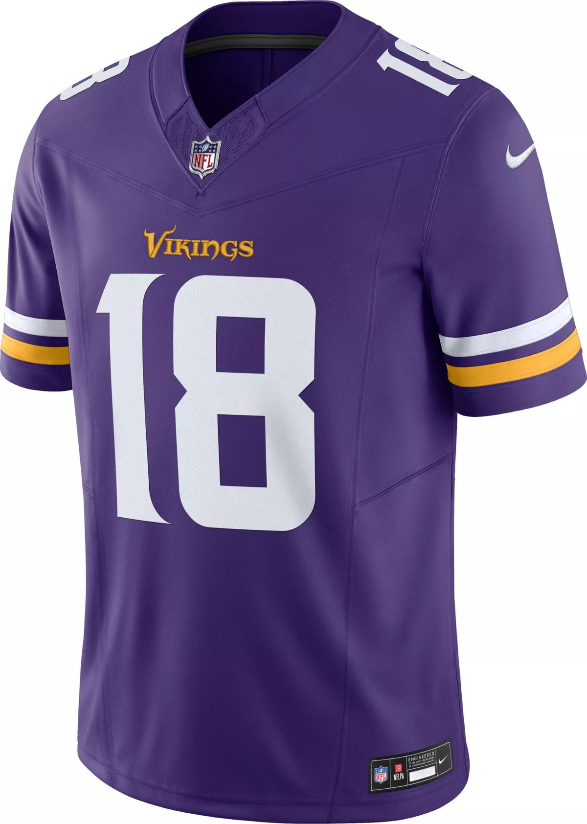 Nike Men's Minnesota Vikings Justin Jefferson #18 Vapor F.U.S.E. Purple Limited Jersey