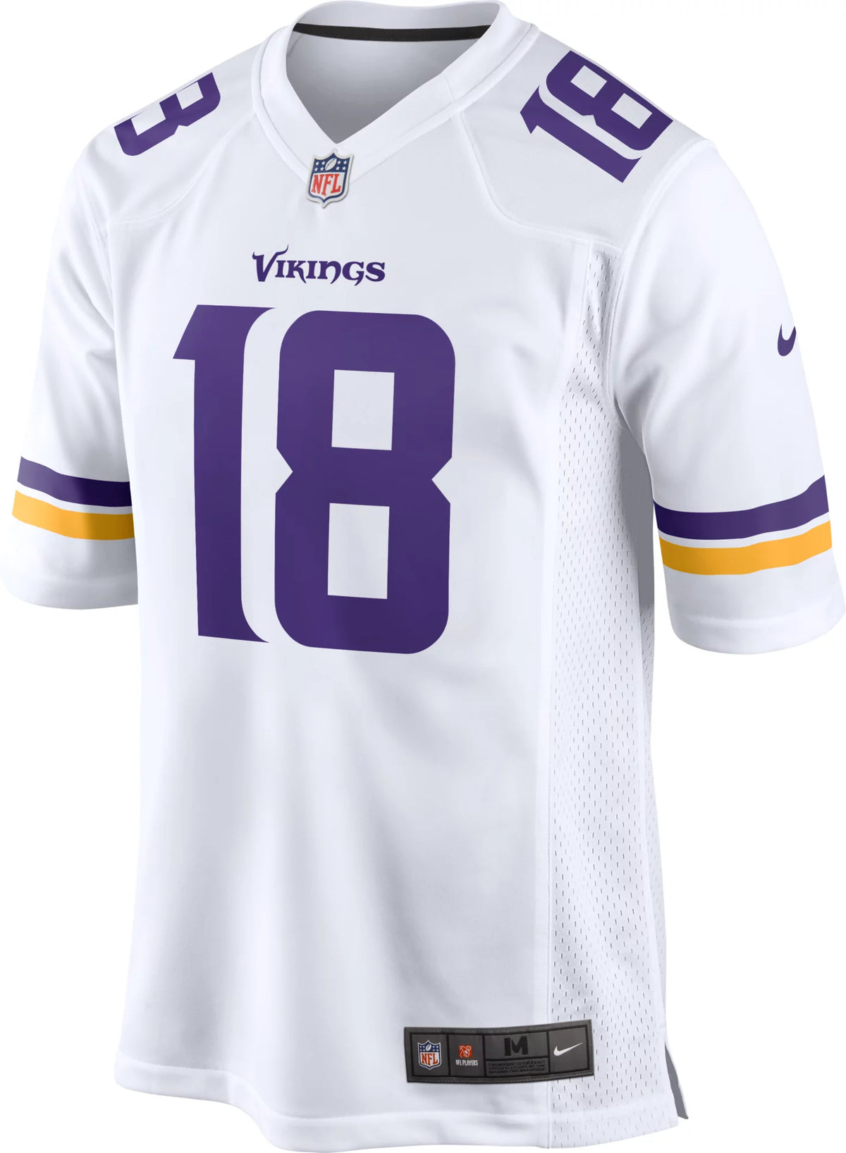 Nike Men's Minnesota Vikings Justin Jefferson #18 White Game Jersey