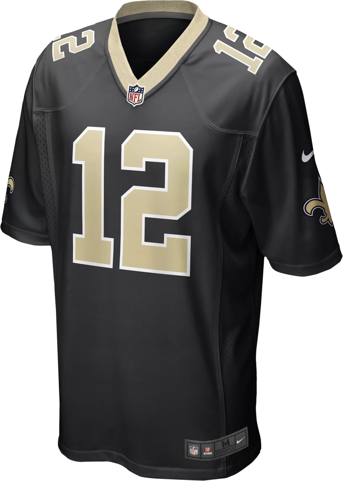 Nike Men's New Orleans Saints Chris Olave #12 Black Game Jersey