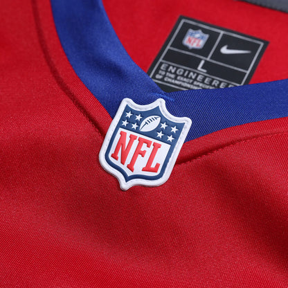 Nike Men's New York Giants Jaxson Dart #6 Red Alternate Game Jersey