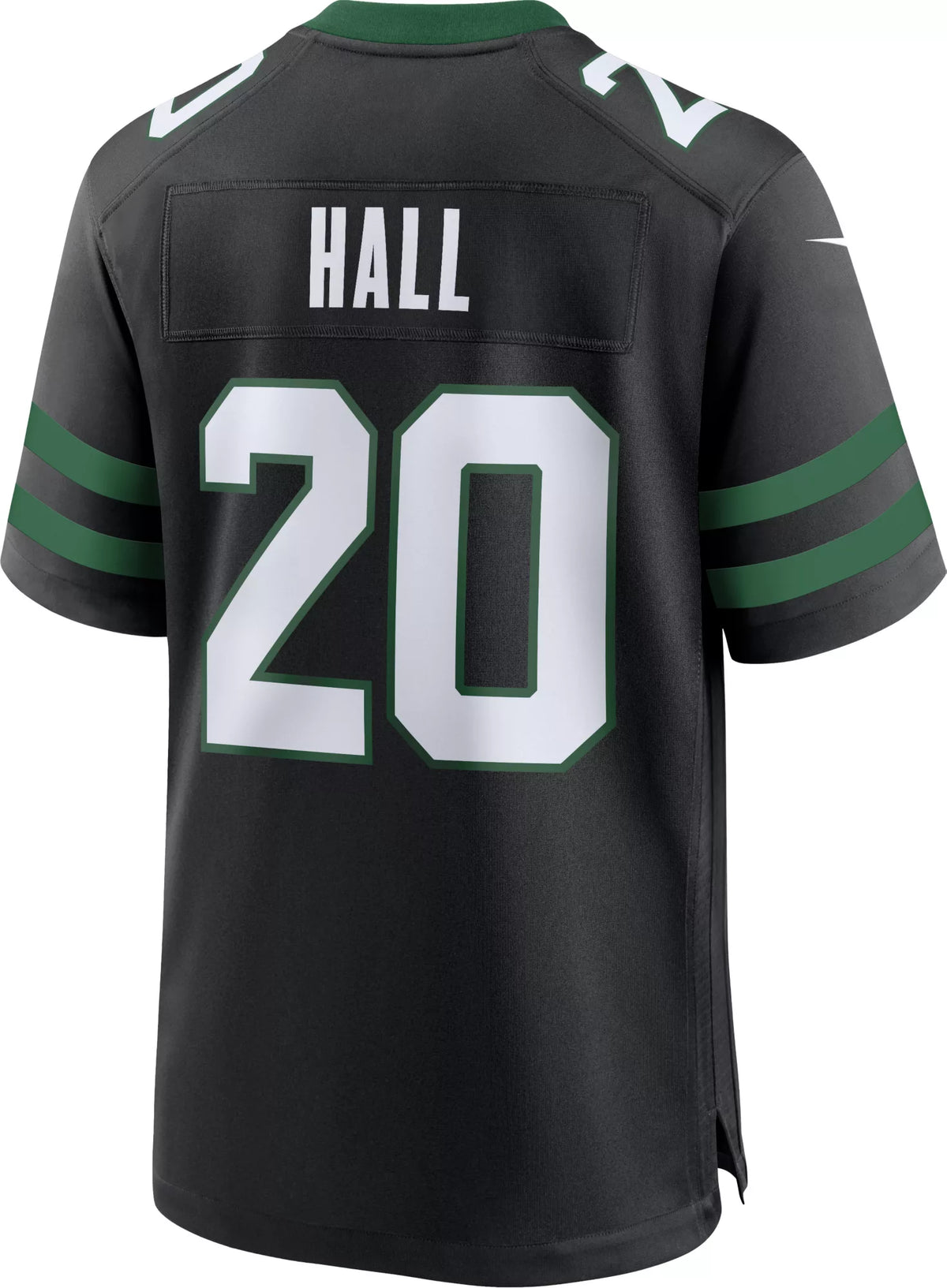 Nike Men's New York Jets Breece Hall #20 Alternate Black Game Jersey
