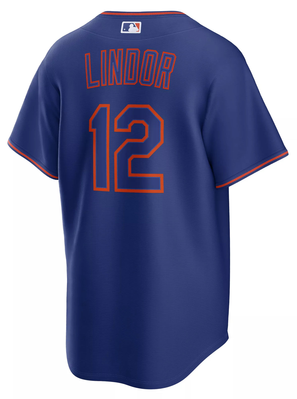Nike Men's New York Mets Blue Francisco Lindor #12 Alternate Replica Jersey