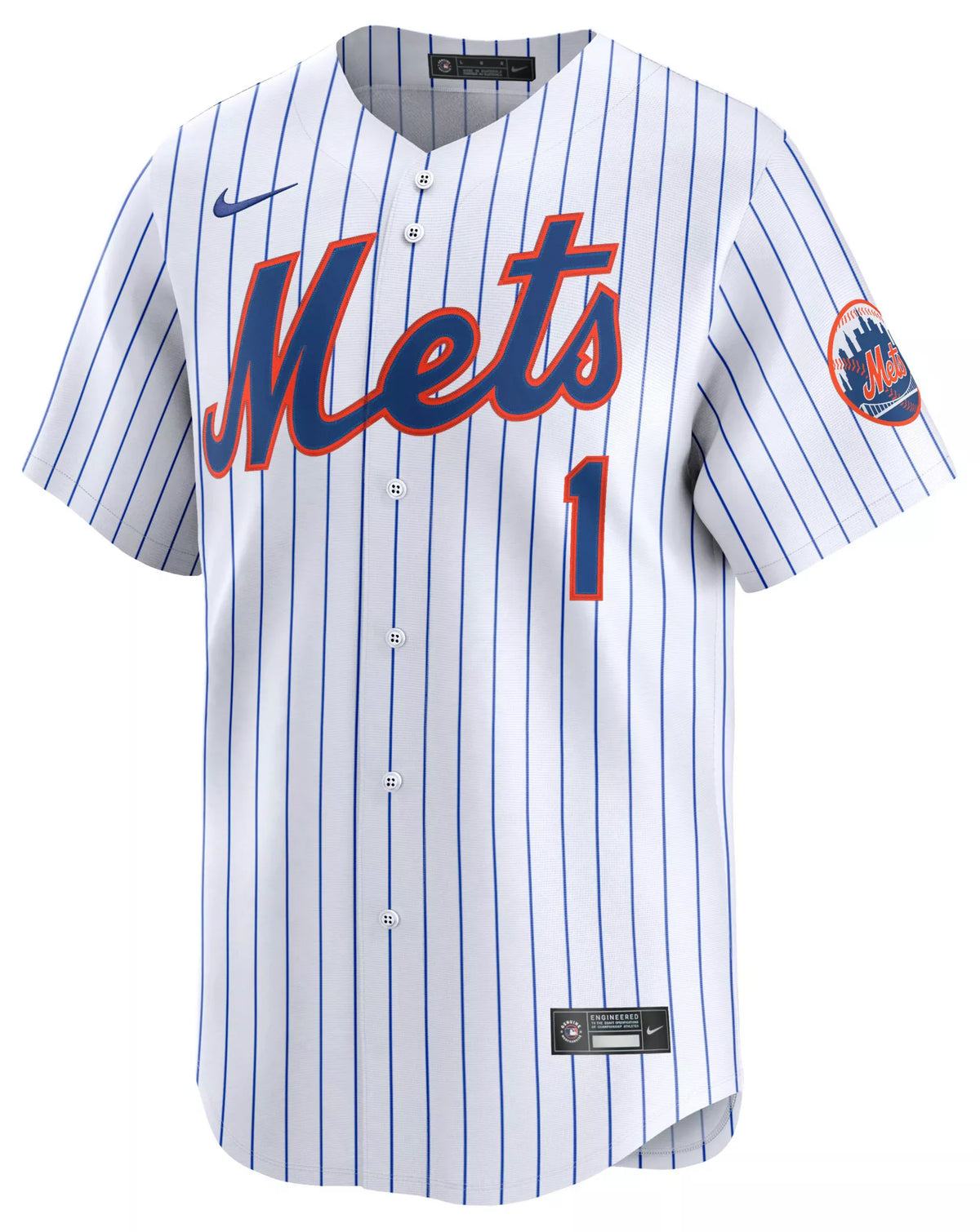 Nike Men's New York Mets Jeff McNeil #1 White Limited Jersey