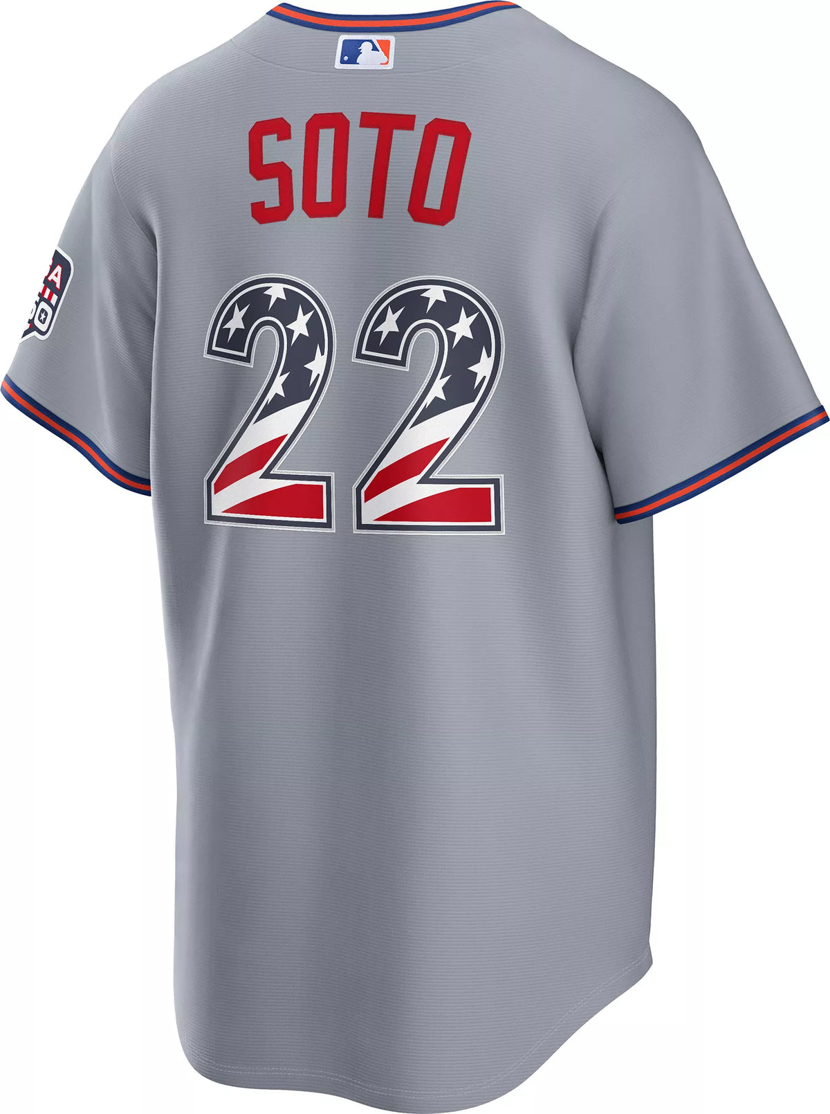 Nike Men's New York Mets Juan Soto #22 4th of July Road Replica Jersey