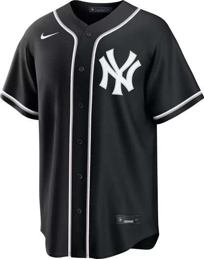 Nike Men's New York Yankees Black Aaron Judge #99 Carbon Replica Jersey