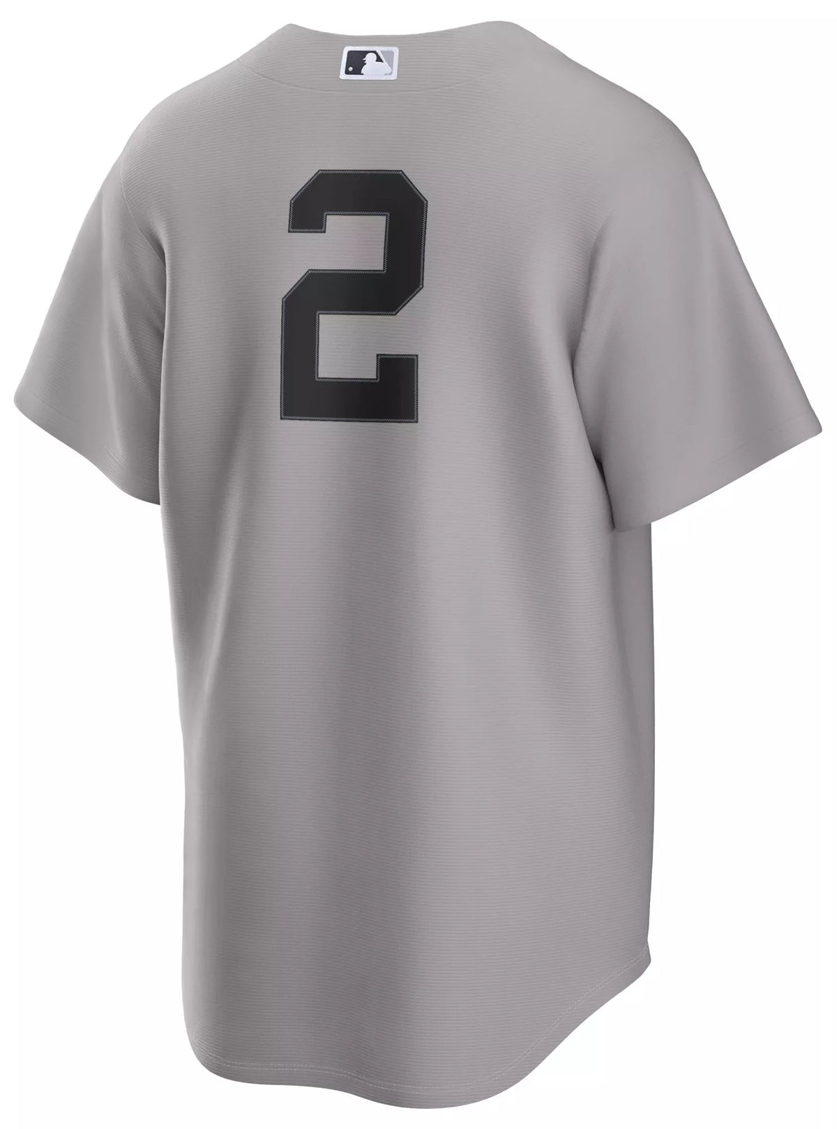Nike Men's New York Yankees Gray Derek Jeter #2 Cooperstown Road Replica Jersey