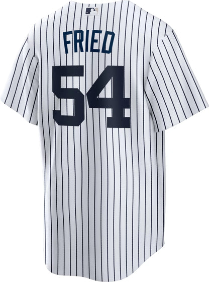 Nike Men's New York Yankees Max Fried #54 White Replica Home Jersey
