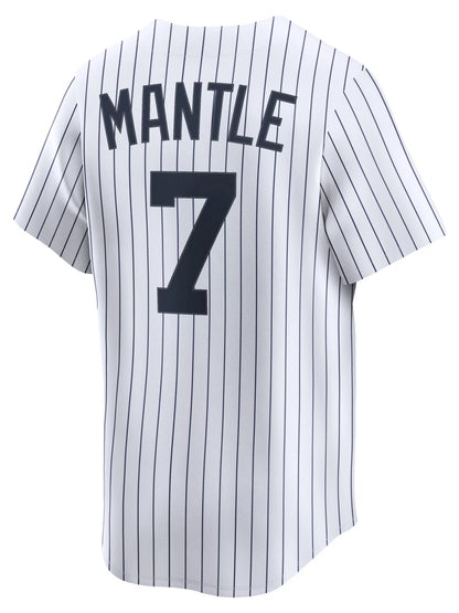 Nike Men's New York Yankees White Mickey Mantle #7 Cooperstown Limited Jersey