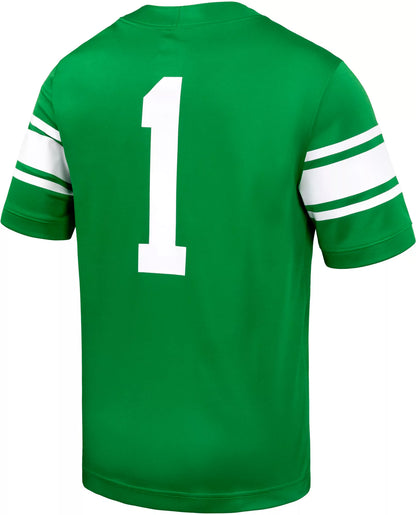 Nike Men's North Texas Mean Green #1 Green Replica Home Football Jersey
