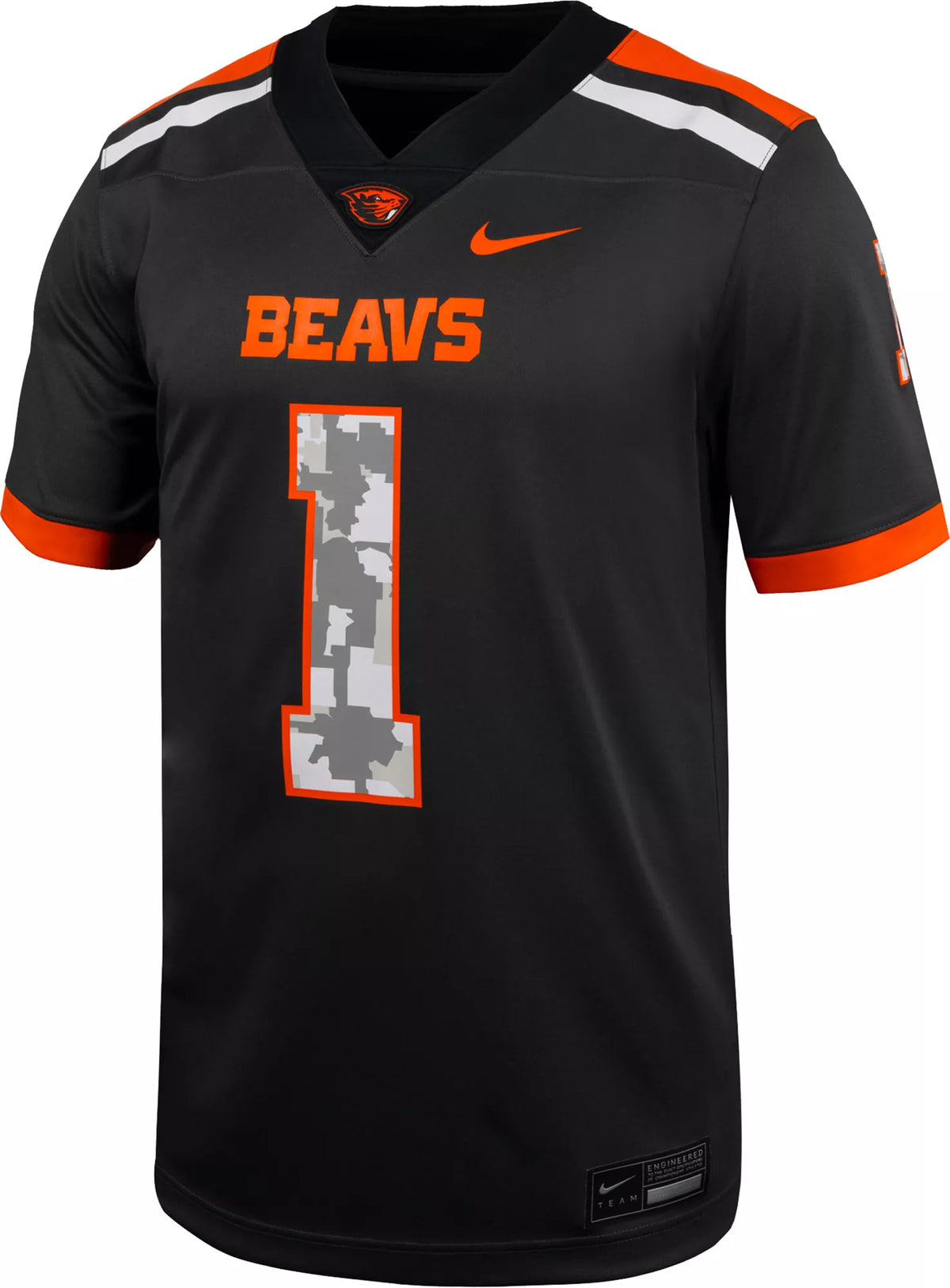 Nike Men's Oregon State Beavers Grey Replica Alternate Football Jersey