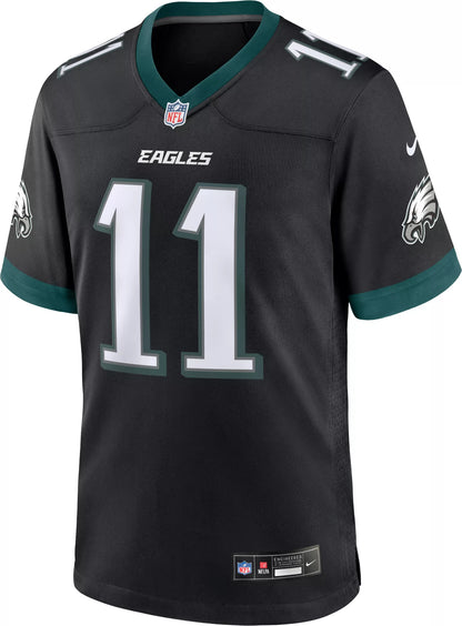 Nike Men's Philadelphia Eagles A.J. Brown #11 Alternate Black Game Jersey