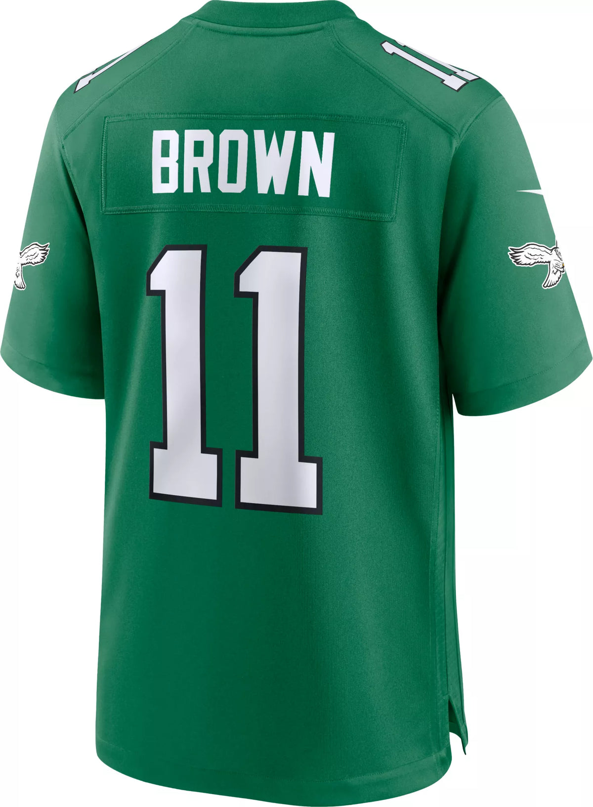 Nike Men's Philadelphia Eagles A.J. Brown #11 Alternate Kelly Green Game Jersey