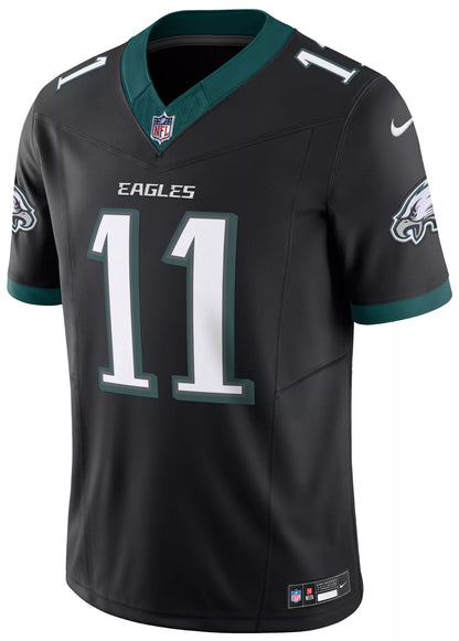 Nike Men's Philadelphia Eagles A.J. Brown #11 Vapor F.U.S.E. Black Alternate Limited Jersey