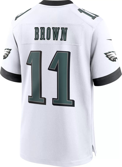Nike Men's Philadelphia Eagles A.J. Brown #11 White Game Jersey