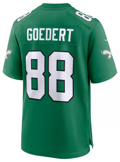 Nike Men's Philadelphia Eagles Dallas Goedert #88 Alternate Kelly Green Game Jersey